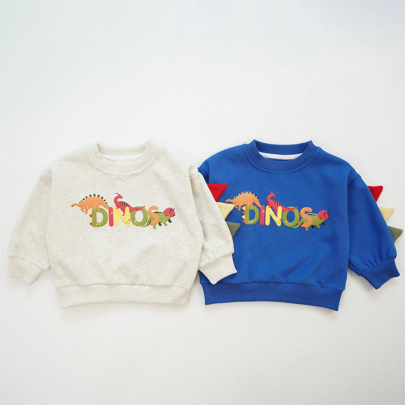

2025 Autumn New Children Casual Sweatshirt Fashion Cartoon Print Boys Girls Long Sleeve Pullover Baby Cotton Tops Kids Clothes
