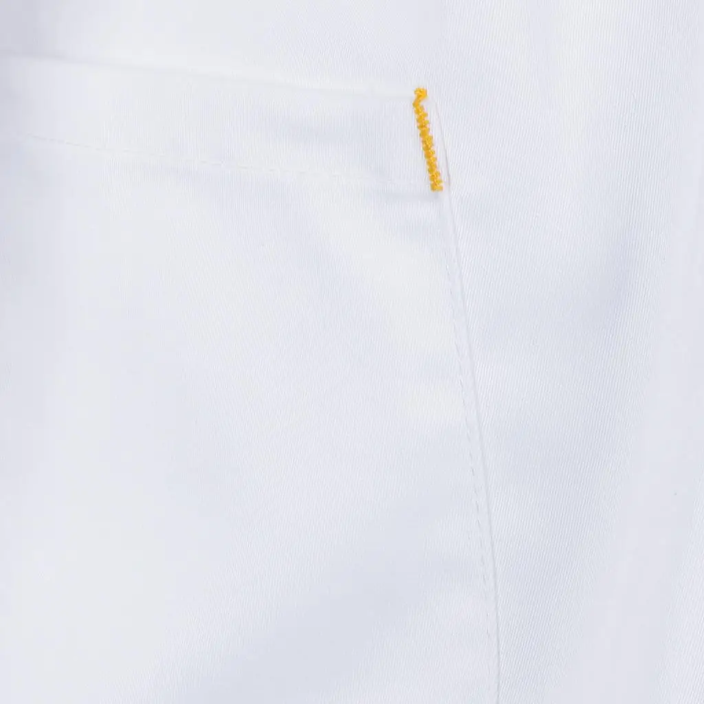 Kitchen Uniform Unisex Chef Jacket Uniform Durable Machine Washable Long Sleeve for Restaurant Hotel Staff