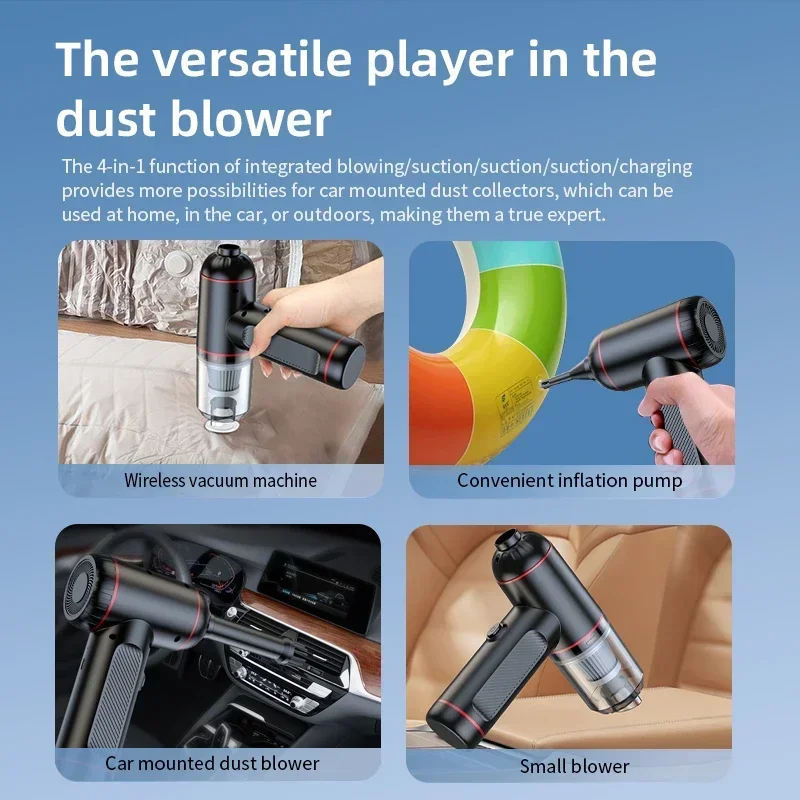 Xiaomi 6600000PA 3 in 1 Car Vacuum Cleaner High-Power Powerful Household Clean Vacuum Dual use suction & blowing Handheld