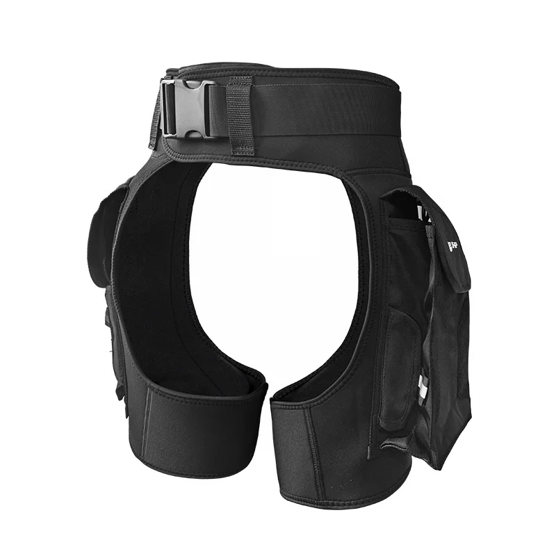 

STLF Unisex 3mm Technical Diving Shorts Open-Crotch Drysuits for Surfing Sailing Underwater Work Multifunctional Large-Capacity