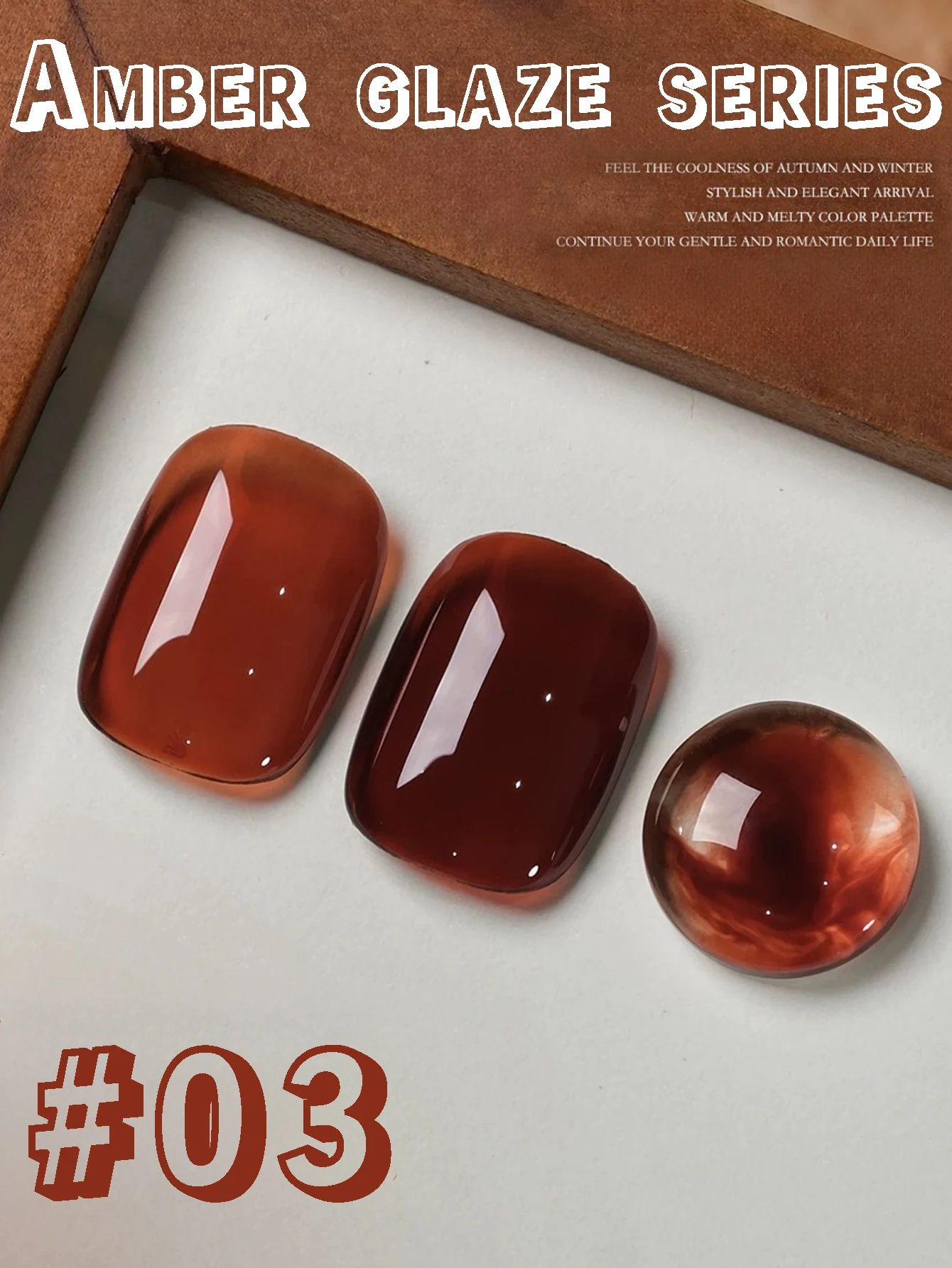 MIANEL 10ML Herbst-Nagel-Tintenfarbe Jelly Gel Nagellack 2026 Neu Maillard Schildpatt-Amber Gel-Lack Schwarze Nägel 1-8 Stück – Detail 16