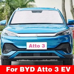 For BYD Atto 3 EV 2022 2023 Sunshades UV Protection Curtain Sun Shade Visor Front Windshield Protector Car Accessories