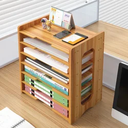 File Storage Box Multi-layer File Rack Office Supplies Complete File Frame Folder Storage Rack Desktop Files