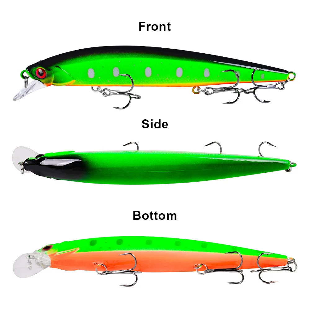 Señuelo artificial duro láser Minnow – Wobbler jerkbait para carpa - imagen 4