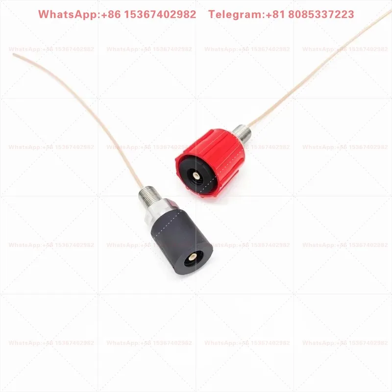 Waterproof IP69 Connector Pluggable Wet Subconn Underwater ROV Coaxial Cable Plug Socket Brass Screw RF for Camera