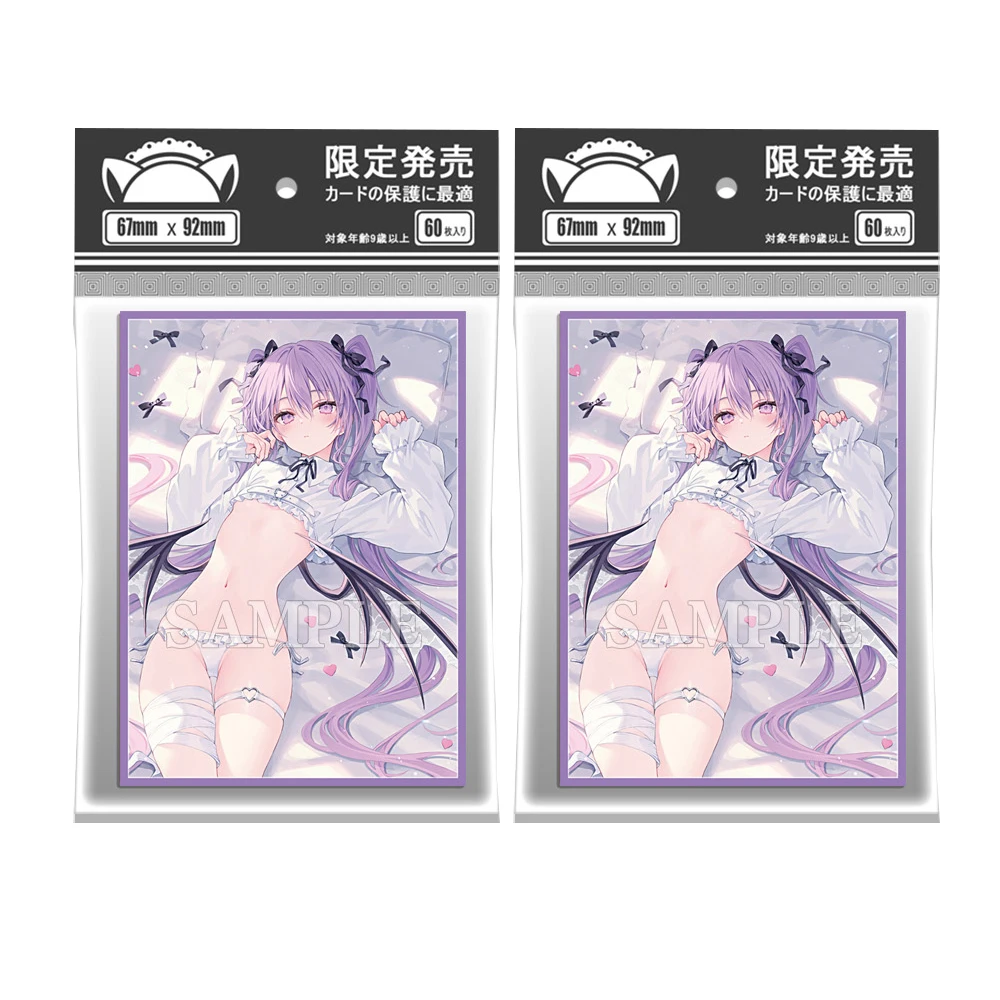 60 PCS 67X92mm Practical Art Anime Card Sleeves for MTG Top Loading Board Game Card Holder Game Trading Card Protector