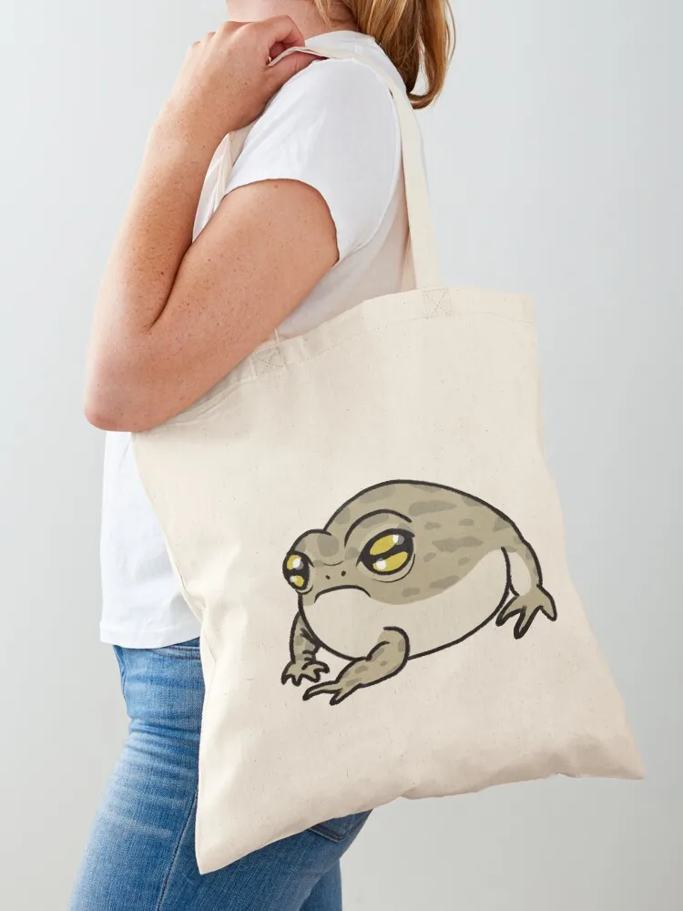 Grumpy Desert Rain Frog Tote Bag shopper bag women Lady bag Women's shopper