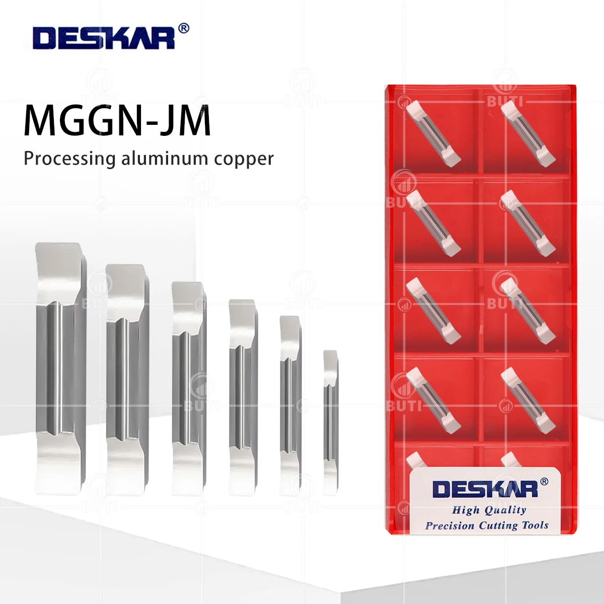 

DESKAR 100% Original MGGN150 200 250 300 400 500 JM K10 Aluminum Slotting Blades Turning Tool CNC Lathe Machining Aluminum Wear