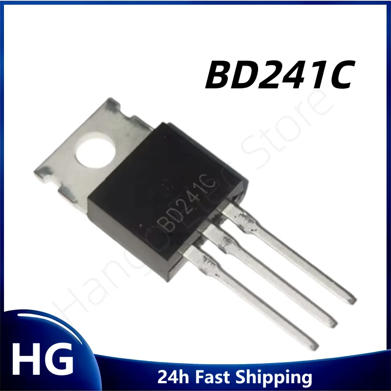 20 قطعة/ترانزستورات الطاقة BD243C BD244C BD242C BD241C BD243 BD244 BD242 BD241 من خلال ثقب TO-220