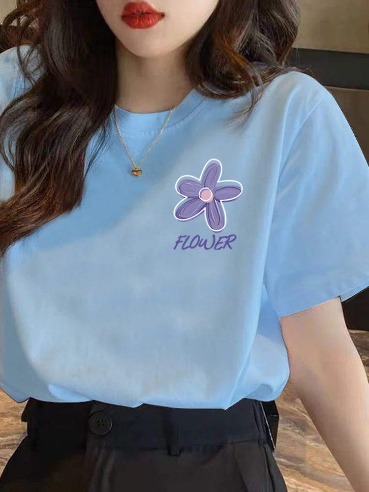 

Белая простая универсальная студенческая футболка ort Sve, женская новинка лета 2023, корейский шикарный топ