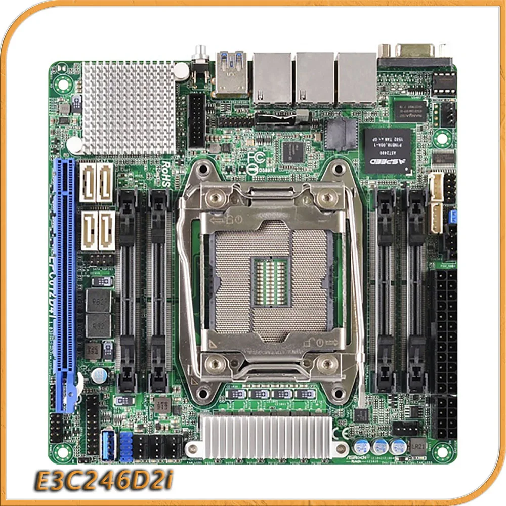 For ASROCK Rack Single CPU Server Motherboard EPC612D4I Support Intel 2011-3