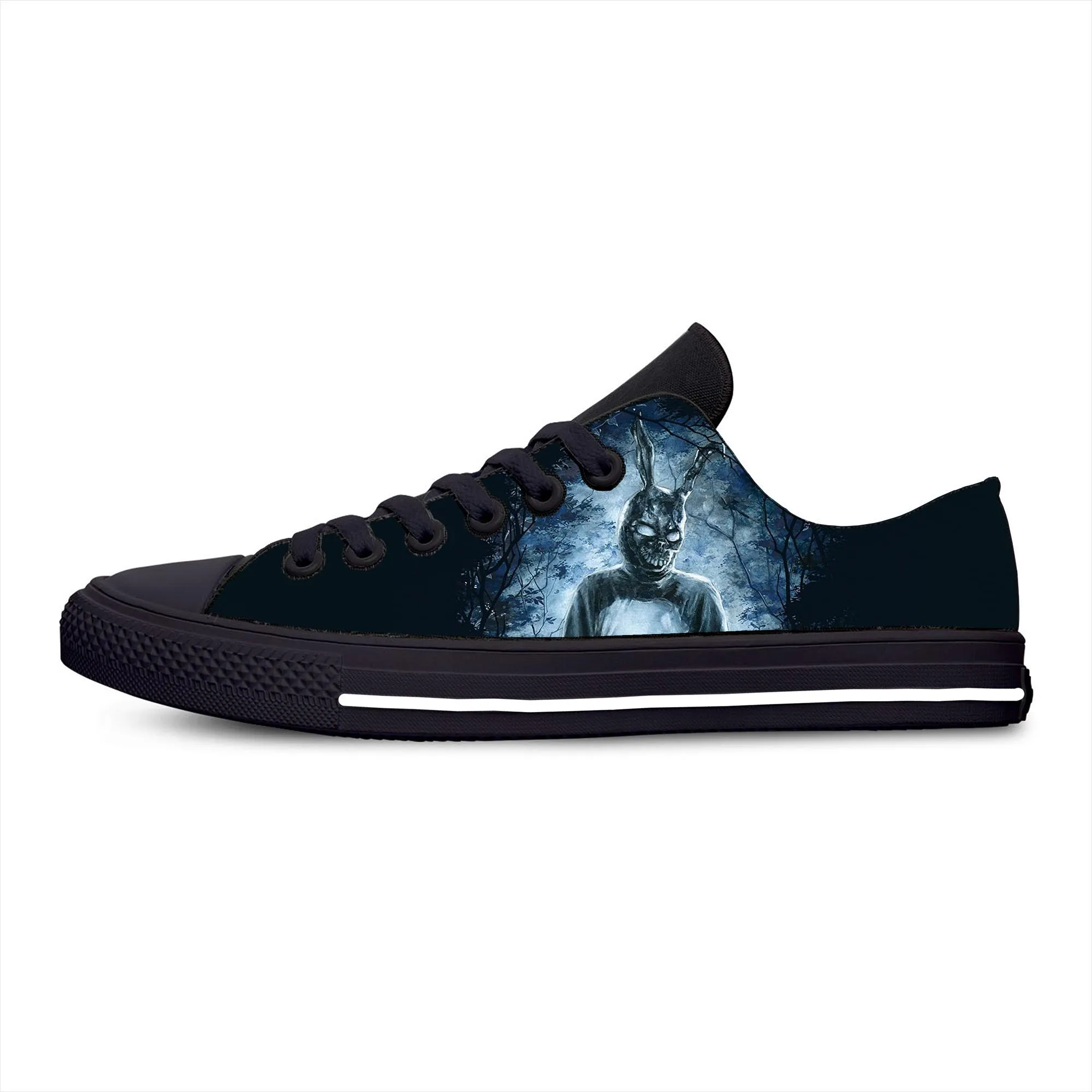 Hot Movie Donnie Darko Frank Bunny Horror Halloween Casual Shoes Low Top Breathable Men Women Sneakers Lightweight Board Shoes