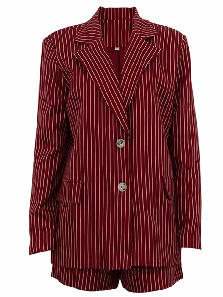 

Комплект из 2 предметов, сексуальный модный женский костюм, осень-зима 2025 года, блейзер с длинными рукавами, топы, пальто и шорты, одинаковые комплекты, спортивные костюмы, наряд