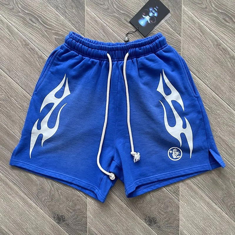 Cotton Washing Series Sports Flame Shorts Casual Sports Herren- und Damenwaschshorts – Detail 23