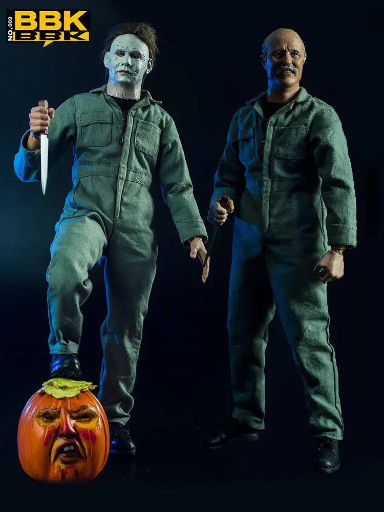 

In Stock Bbk Bbk009 1/6 Scale Men Soldier Halloween Moonlight Mask Killer Michael Full Set 12-Inch Action Figure Toy Gift