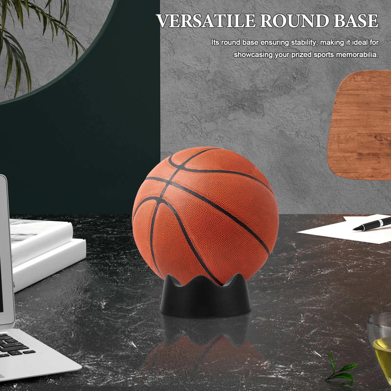 

Ball Base Stand Baseball Holder Round Basketball Display Plastic Holders for Balls