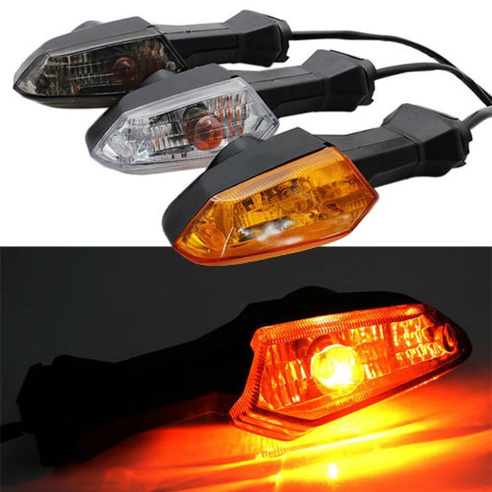 

Motorcycle LED Turn Signal Indicator Light Lamp For KAWASAKI Z125 Z250 Z300 Z750 Z800 Z1000 VERSYS 650/1000 ZRX1200 NINJA 250 SL