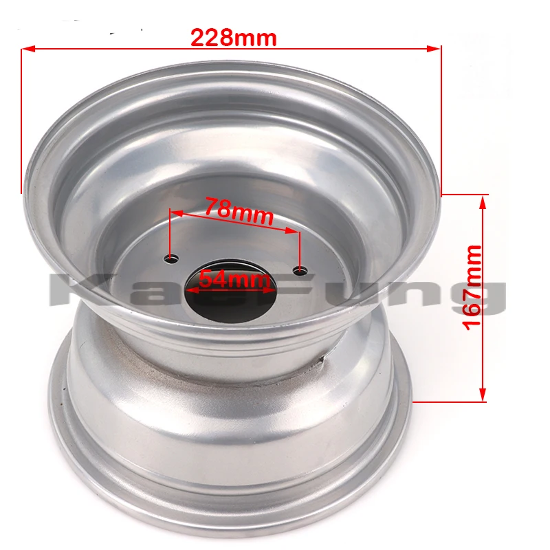 3/4 hole 22X11-8 Inch Square Tire Wheel Hub Set For 125/150 250/300cc ATV Quad Sunl Go kart Razor Dirt Quad Accessories