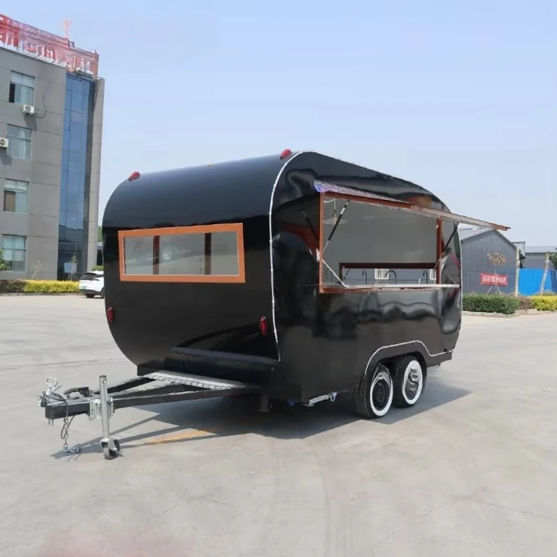 Fully Equipped Mobile Food Trailer Practical Catering Coffee Service Cart For Outdoor Business Use view 5