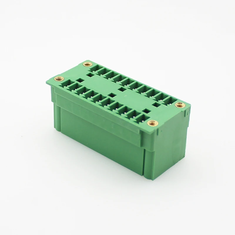100PIN 15EDGRHM 3.5mm 2P ~ 24P PCB PLUG-IN TEMINAL BLOCKS KF2EDGRHM MCD1.5/-G1F-3.5 ECHB350RM M252 SCD3.5/90F CONTACT