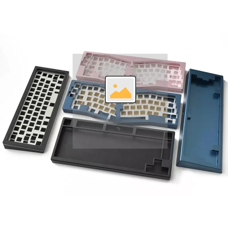 Custom 60% 65% 75% Polycarbonate Carbon Fibre Plastic Cnc Keyboard Mechanical Case Parts