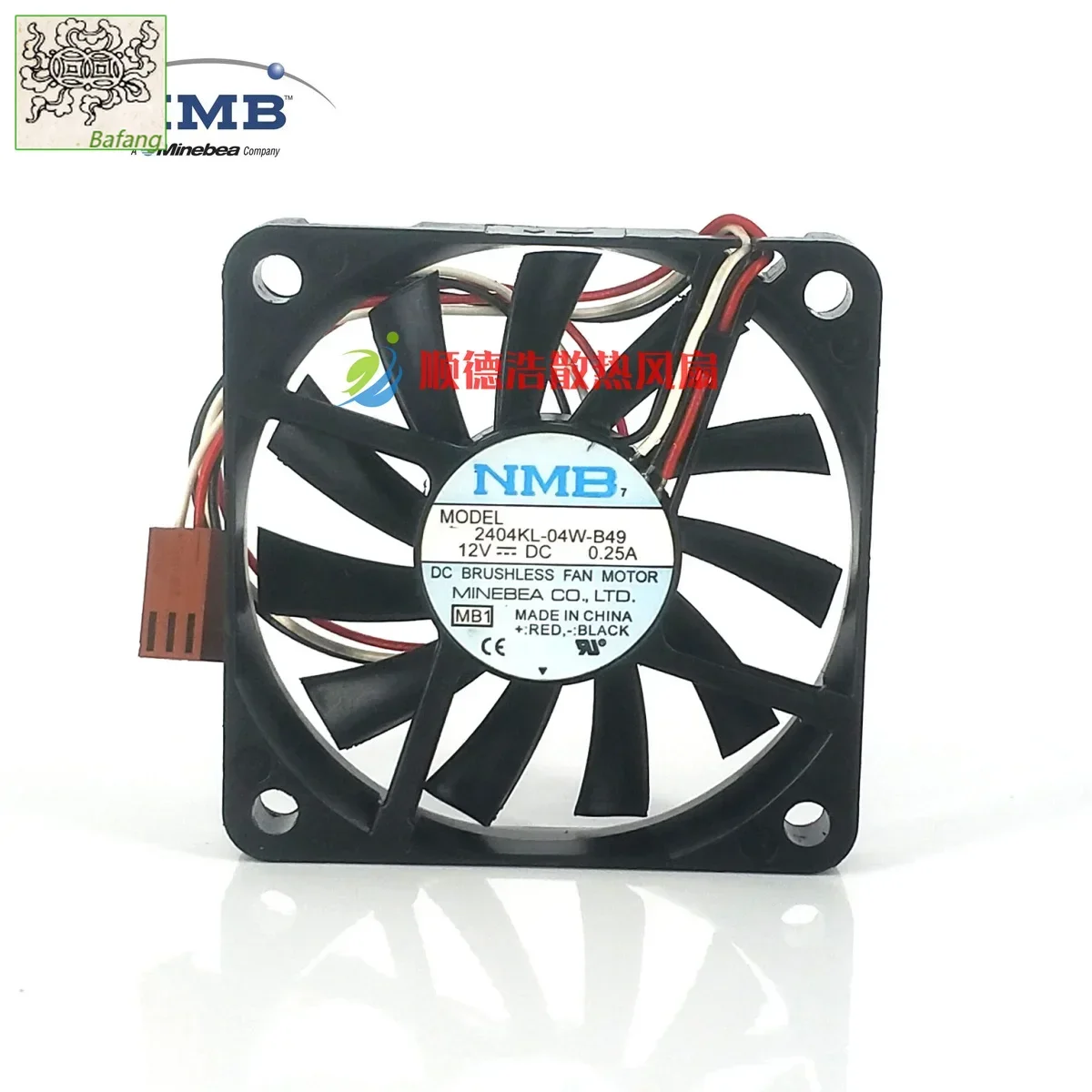 

Ltsf For NMB 2404KL-04W-B49 DC 12V 0.25A 60x60x10mm 3-Wire Server Cooling Fan