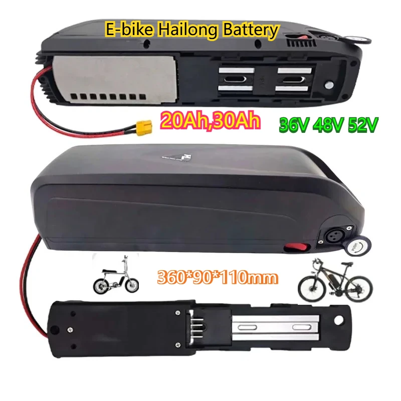 모터 전기 산악 자전거 Hailong 배터리용 36V 48V 52V BMS 20Ah 30Ah, Bafang BBS02 BBS03 BBSHD 750W 1000W Ebike-*;