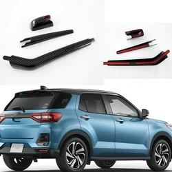 Car Styling Accessories For Toyota Rise Raize 2022 2020 ABS Chrome/Carbon Rear Wiper Trim Sticker Window Protection Wiper Cover