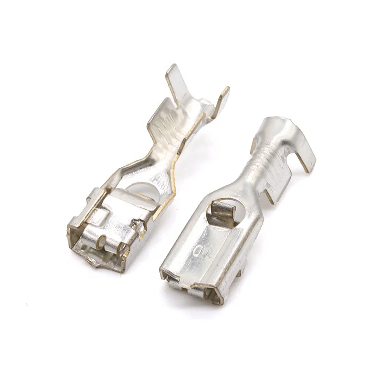 DJ627-4.8*0.8B automotive cable connecting lugs 4.8 series brass terminal