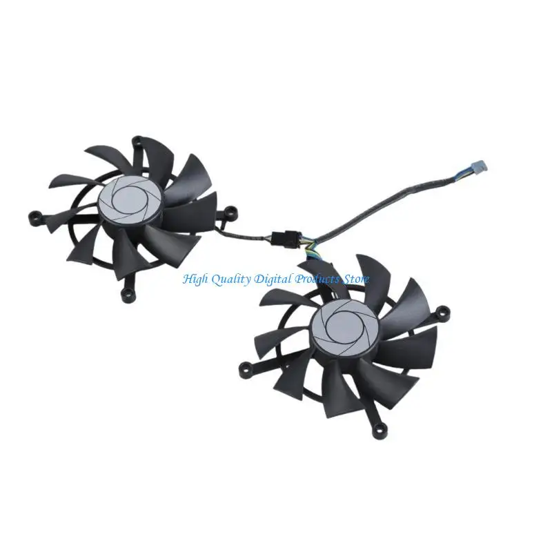 

U2JE Efficient Cooling Fan for RTX3060ti 3070 Graphics Cards Radiators