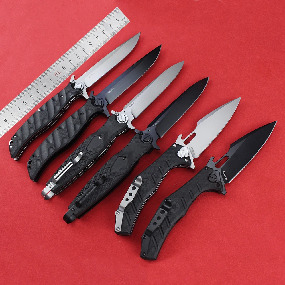 

New Russain HOKC Tactical Folding Knife D2 Steel Outdoor Survival Military Combat Knives Camping Hunting EDC Pocketknives Tool