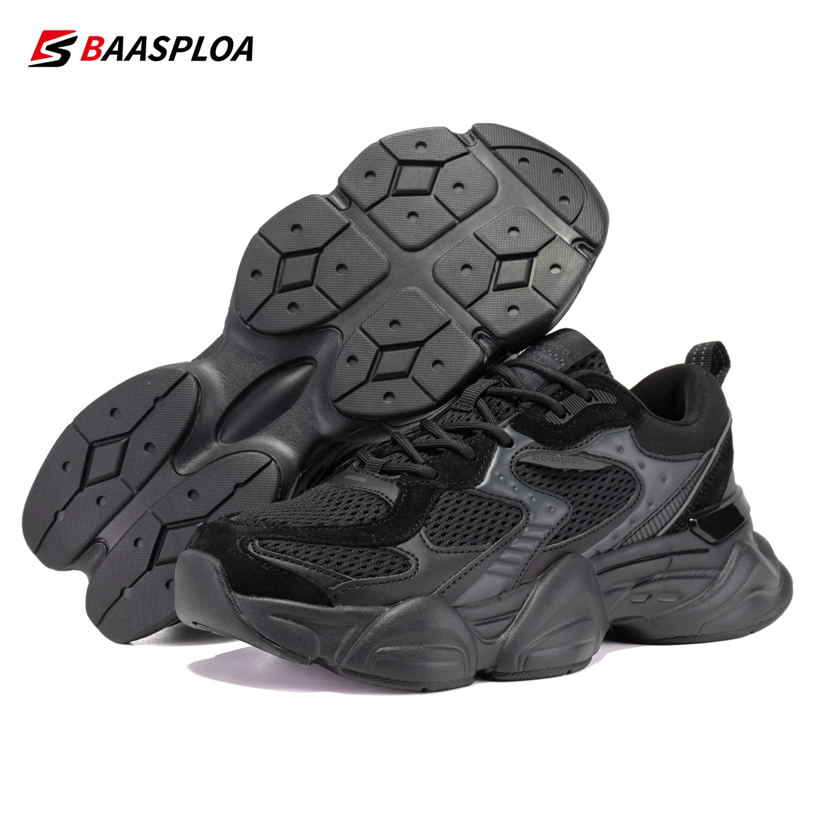 Baasploa New Women Running Shoes Comfortable Lightweight Breathable Women\'s Sneakers Outdoor Non-Slip Tennis Shoes Free Shipping