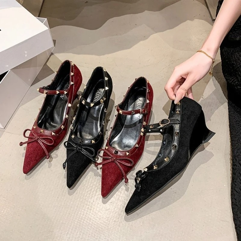 Suede Single Shoes …