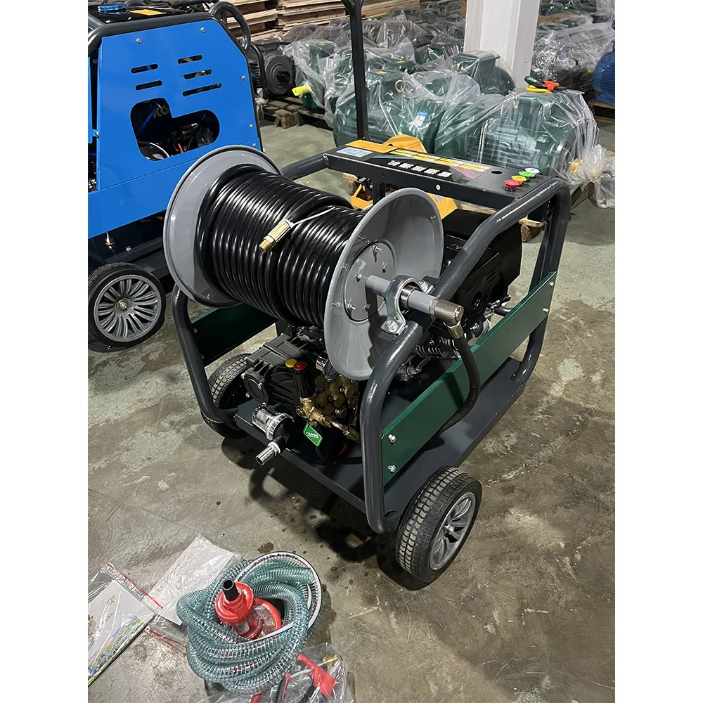 NEW Electric 250 Bar Drain Pipe Cleaner Professional Unblocking Efficient High Pressure Water Jet Pipe Sewer Cleaning Machine