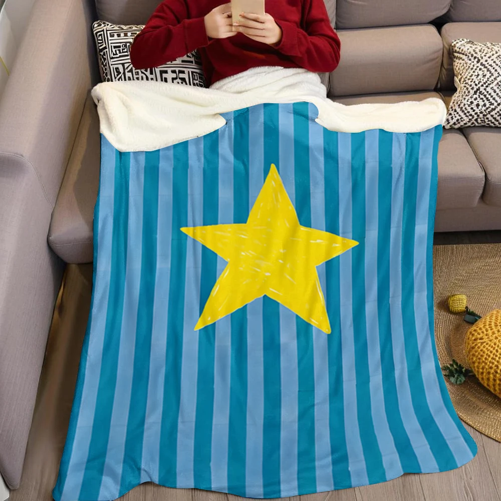 Blue Starry Night Swirl Soft Flannel Blanket Warm Cozy Throw Blanket for Bedroom Living Room Fuzzy Plush Bedspread Gift