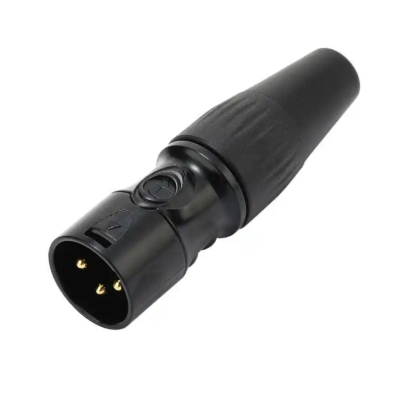 1/510/20/30 Pcs Rean XLR Plug Connector Ys176 Three Core Male Female Xlr Plug Microphone Line Audio Balance Cable Connector Plug