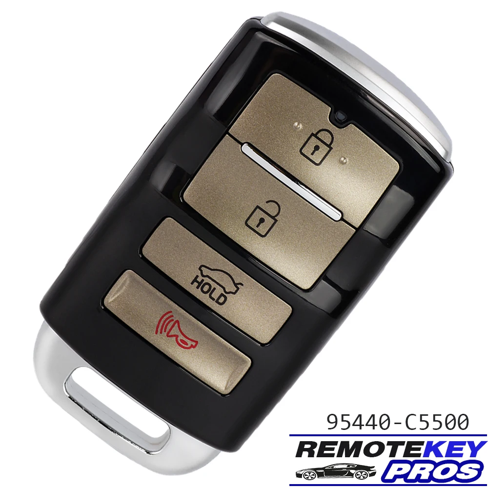 

DIYKEY 95440-C5500, TQ8-FOB-4F10 for Kia Sorento 2018 2019 Keyless Go 4 Buttons Smart Remote Control Key Fob 433MHz ID47 Chip