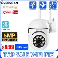 CCTV O-Kam APP WiFi IP Camera PTZ 5MP HD Wireless WI-FI Outdoor Smart Home Auto Tracking Security Dome Camera P2P Two Way Audio