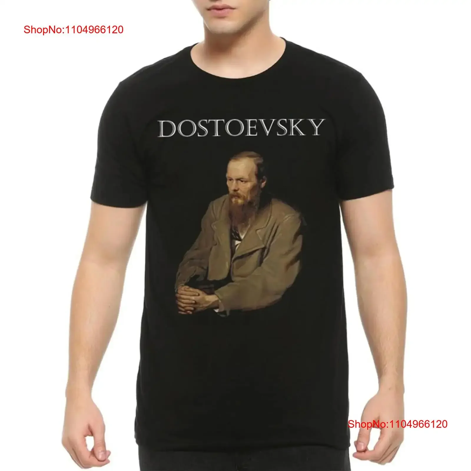 Fyodor Dostoievski camiseta tallas para hombres y mujeres LIT 126765 vintage lavado streetwear homme moda transpirable Unisex