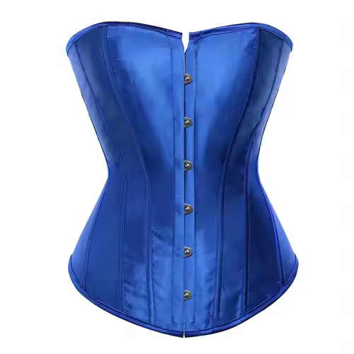 Caudatus Black Corset Top Plus Size Bustiers Overbust Satin Sexy Costume Corselet Brocade Vintage Style Bridal Korsett Women - Image 20