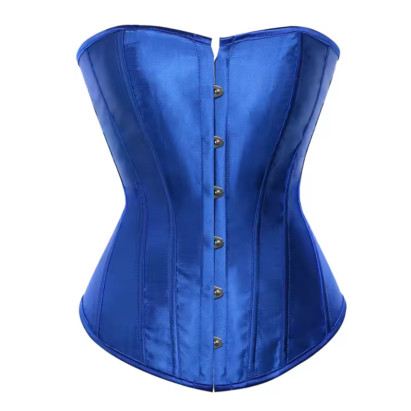 Caudatus Black Corset Top Plus Size Bustiers Overbust Satin Sexy Costume Corselet Brocade Vintage Style Bridal Korsett Women - Image 20