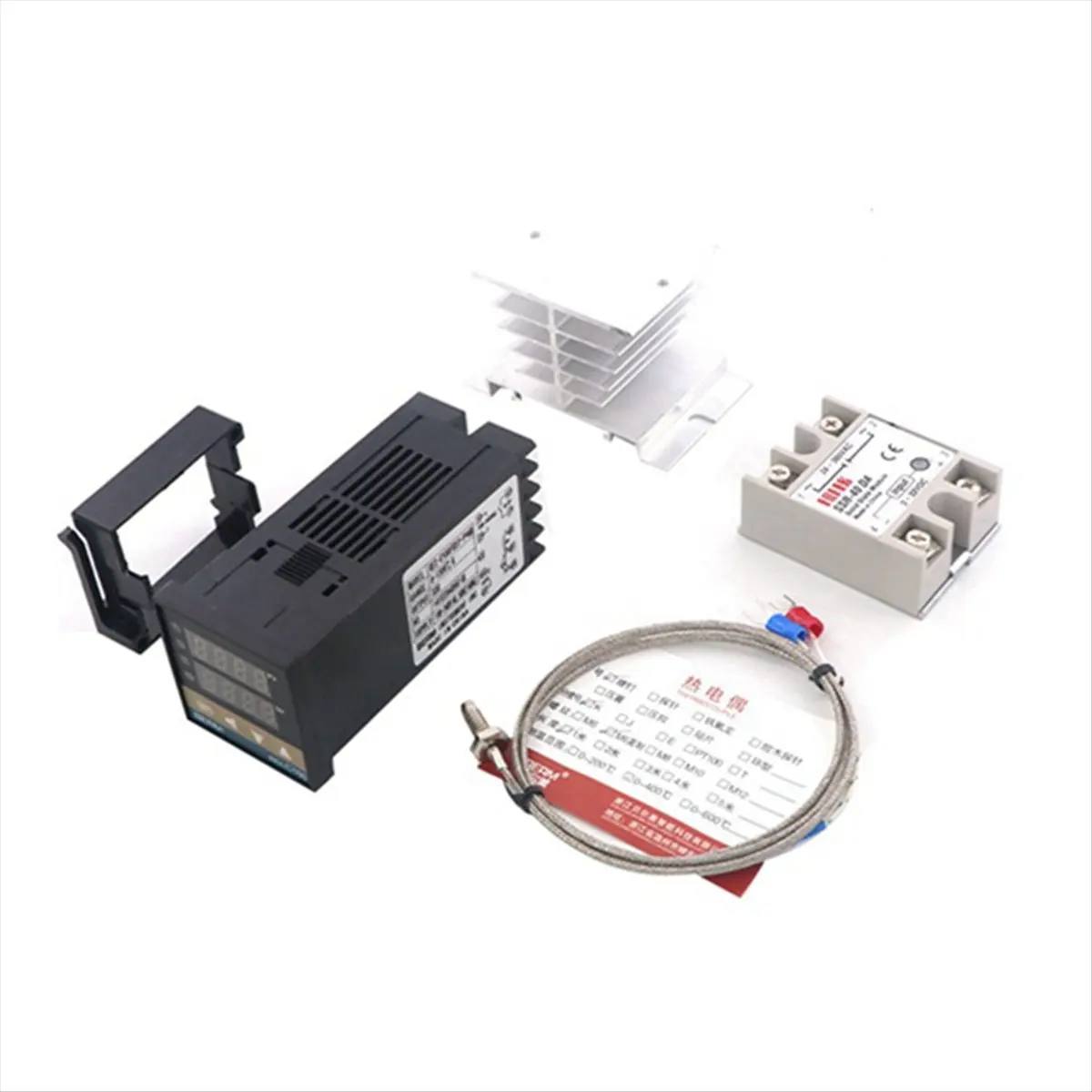 AT16 -C100 Digital Temperature Controller Thermostat Output Max.40A Relay K Thermocouple Probe