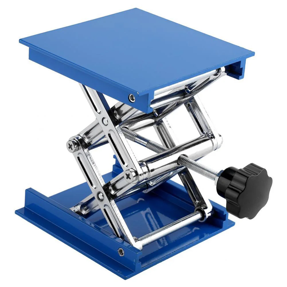 Manual Engraving Laboratory Lift Platform Adjustable Experiment Plate Table Stands Stable Scissor Lift Jack for Carving