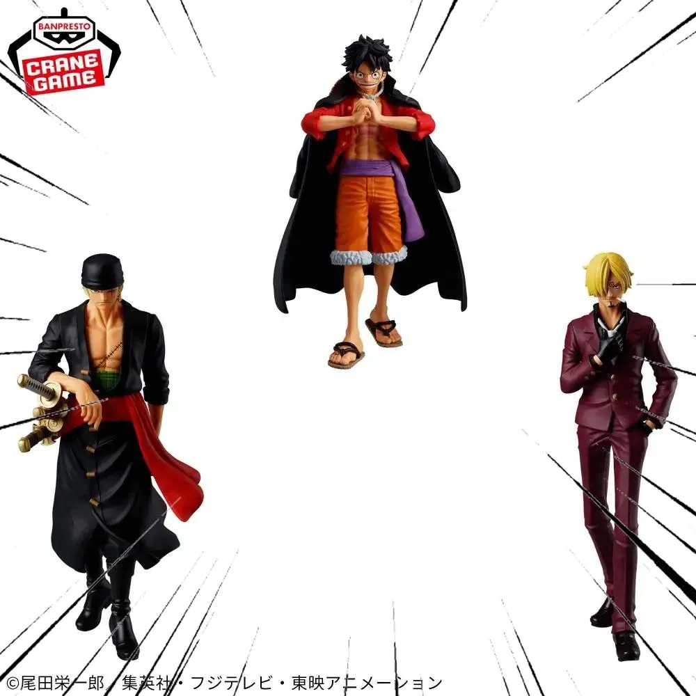 

In Stock Original BANPRESTO THE SHUKKO SPECIAL One Piece Monkey D Luffy Sanji Roronoa Zoro Figure Anime Model Genuine Toy