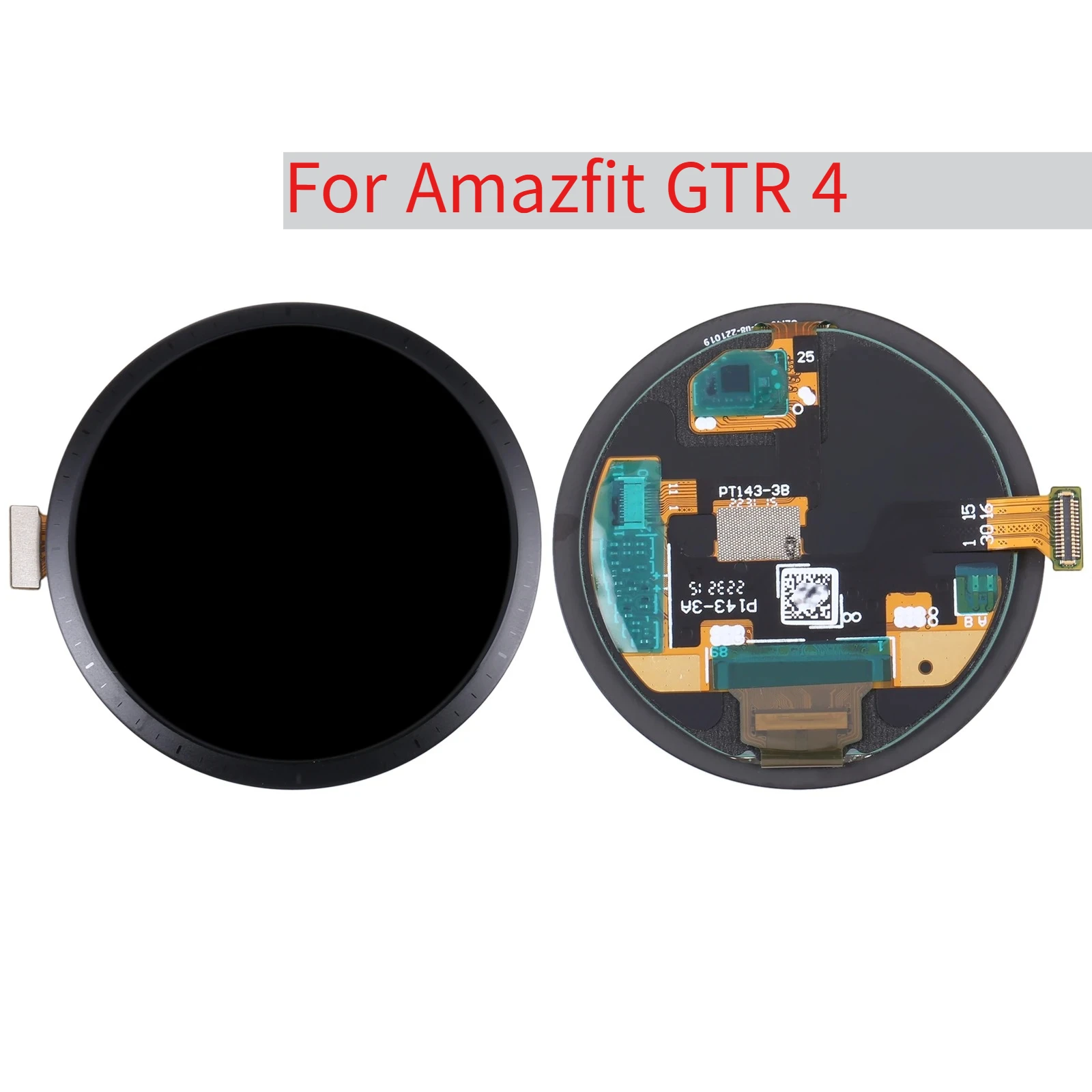 143-amoled-screen-for-amazfit-gtr-4-watch-lcd-dispaly-touch-screen-and-digitizer-full-assembly-repair-replacement-part