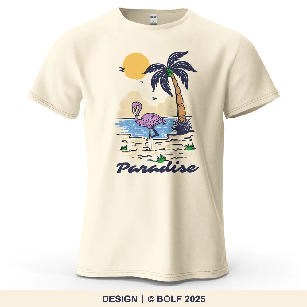 Paradise Cartoonish bedrucktes Herren-T-Shirt aus 100 % Baumwolle, übergroße Kleidung für den Sommer, grafische T-Shirts für Damen, Tops, lässige Streetwear