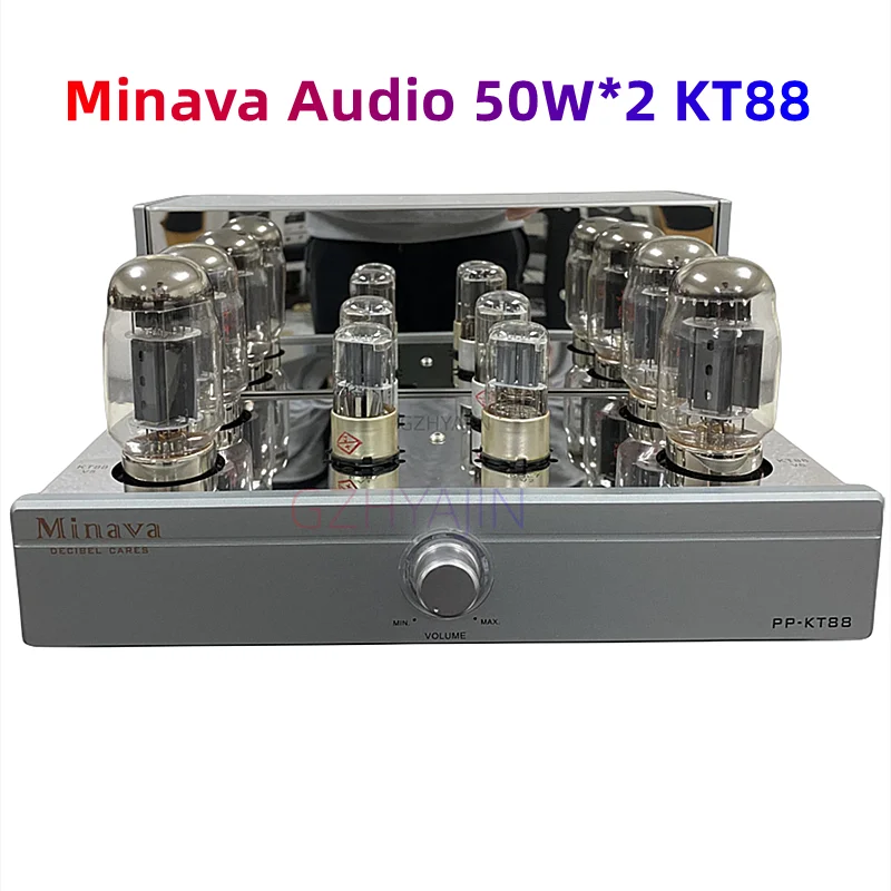 Minava Audio 50W*2 KT88 push-pull tube amplifier (KT88 combined machine + pure power stage, 20Hz ~ 20KHz (-1dB)