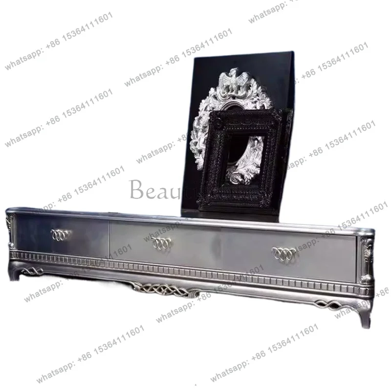 Narrow Silver Simple Tv Cabinet Luxury Stand Long Designer Storage Tv Stands Living Room Modern Mueble Televisor Furniture Home