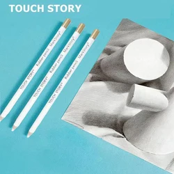 High-Gloss Detail Eraser for Artist Art Student, 0.4mm Lead Pen Style Wooden Shaft High-Quality Drawing Kit Sketching Stationery