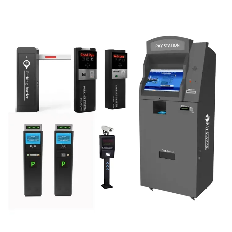 Ticket Dispenser System Lpr Parking System Smart Car Parking  Automatic